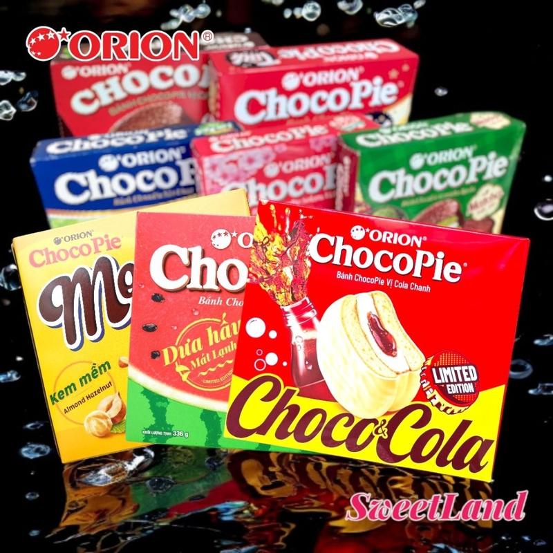  Bánh Orion Chocopie hộp 12 bánh có đủ vị 