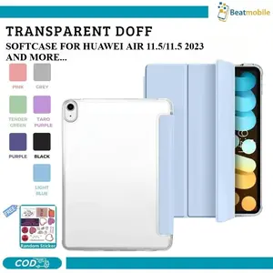 Softcase for Huawei Matepad Air 11.5 11.5 2023 Matepad Pro 10.8 T10/T10s 10.4 Tri-fold Casing Smart With Magnetic Flip Auto Wake Up Sleep Cover