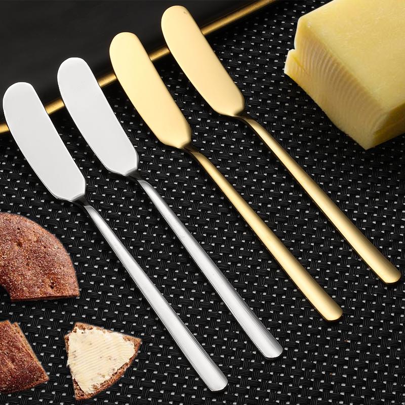 Product Introduction of 1Pc Stainless Steel Butter Blade Long Handle Cheese BladeSilver Color Gold Color Ice Cream Scoop Dessert Ladle Durable Home Kitchen Tableware Accessories 13