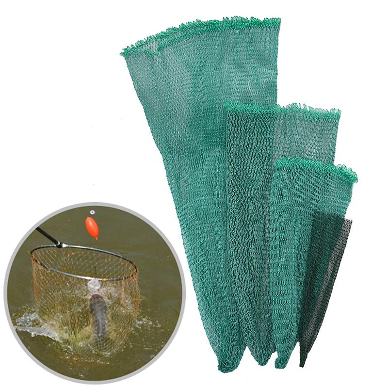 Product Introduction of Túi lưới lưới, màu xanh lá cây, để câu cá, lồng túi cá, dụng cụ, dụng cụ hạ cánh câu cá, phụ kiện 10
