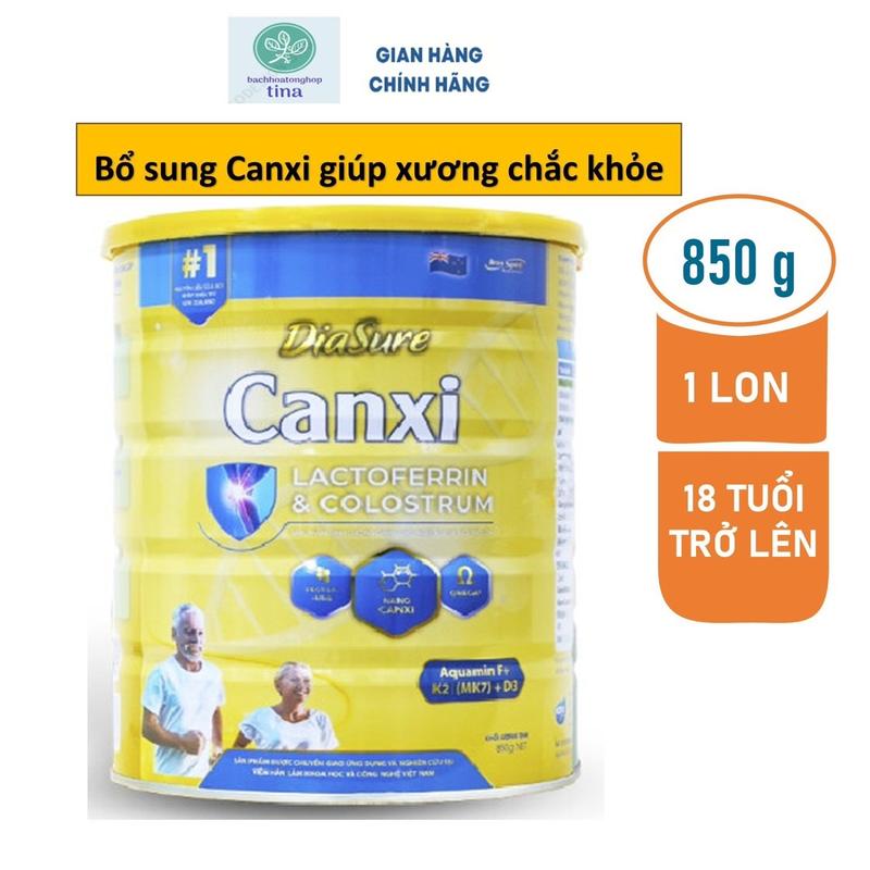Sữa non xương khớp Diasure Canxi 850g chính hãng date T11/2026