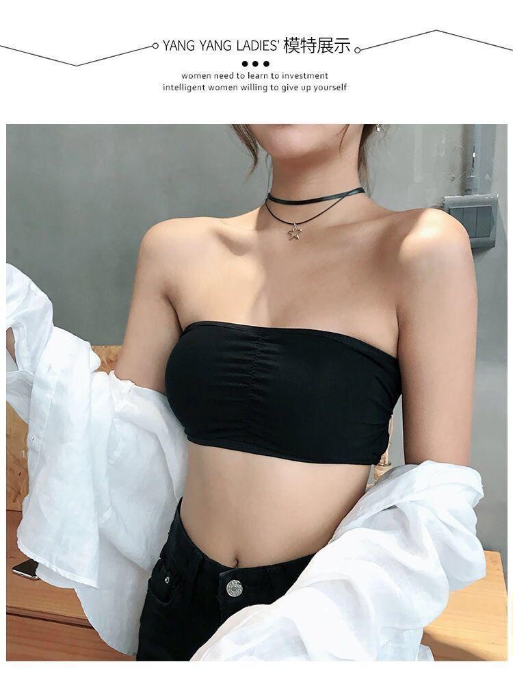 Product Introduction of Strapless Push up Anti-Slip Girl's Underwear Thin Student Tube Top Tube Top Anti-Slip Backless Bra Internet Hot 15