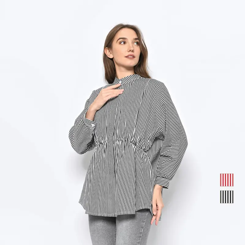 Vertical Stripe Blouse (Atasan Hamil & Menyusui) 0