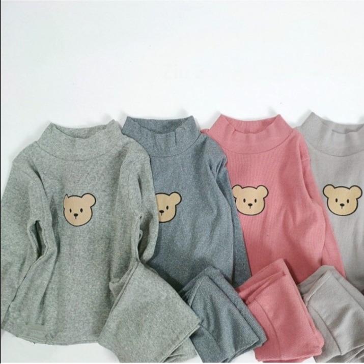 Combo 4 Bộ Dài Tay chất Tăm nhỏ Và Bozip Cho Bé Trai Bé Gái Size 6kg-21kg có bo viền cổ áo cao giữ ấm