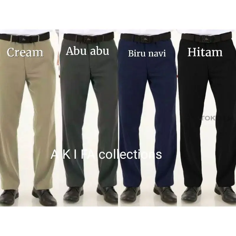 CELANA PANJANG FORMAL TWIST SLIM MODEL TERBARU BAHAN LICIN TERLARIS BERKUALITAS Dewasa Abu Hitam Kain Slimfit ankle Muda Navy Kerja Nyaman Pria Kantor 5