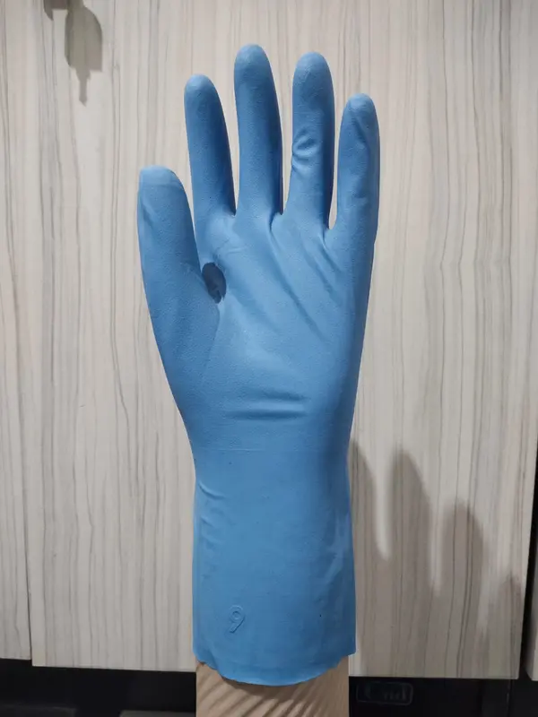 SARUNG TANGAN NITRILE RUBBER SUMMITECH TYPE GI-U-07C buah cleaning Lengan Panjang Rumah Tangga Minyak selop  tangan karet 1