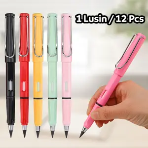 ED - 1 LUSIN 12 BIJI - PENSIL ABADI + PENGHAPUS / PENSIL ETERNAL + ERASER / PENSIL TANPA BATAS / PENSIL TIDAK BISA HABIS