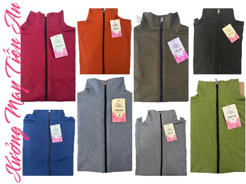 Áo Khoác Cổ Lọ Thun Gân Tăm Lạnh Cao Cấp Tay Xỏ Ngón Ủ Kem Chống Nắng Women