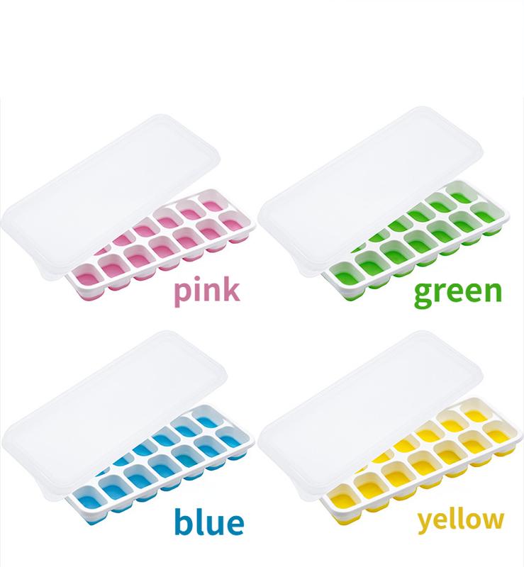 Product Introduction of 1PC 14 Grid Ice Cube Tray Silicone Mold Square Ice Cube Tray Mold Ice Cube Maker Non-toxic Durable Bar Pub Wine Ice Blocks Maker 9