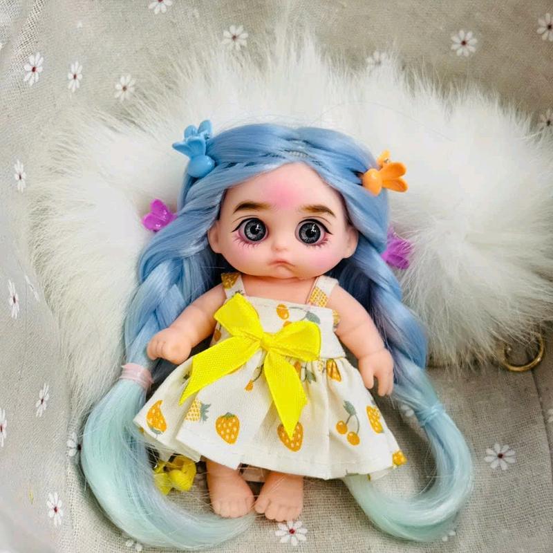 Búp bê Chibi 5inch cực phẩm cho các bé đã làm tóc và make up.