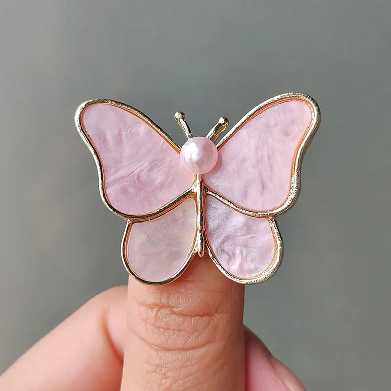 Trâm Cài Hình Bướm, Thiết Kế Fritillary, Dành Cho Nữ, Cao Cấp Và Độc Đáo, Ghim Cài Ngọc Trai, Phụ Kiện Quần Áo, 2024 Women 3