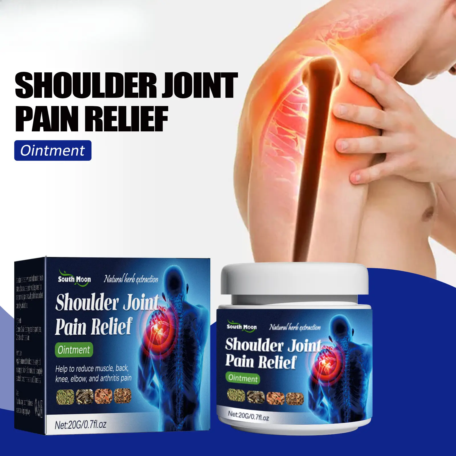 Multi-Purpose Joint & Muscle Care Cream – Shoulder, Knee, Lumbar, Foot & Achilles Tendon Relief, Bruise Soothing & Stiffness Reduction, Fast-Absorbing Herbal Formula