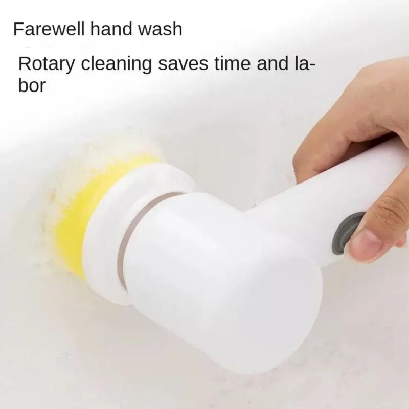 Multi-functional Electric Cleaning Brush for Kitchen and Bathroom - Wireless Handheld Power Scrubber for Dishes, Pots, and Pans 2