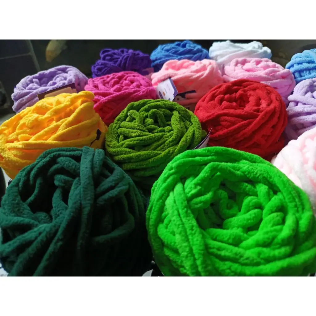 Benang chenille Chunky 50 gr / Chenille 50 gr / Chenille Chunky / Benang Rajut Chenille Chunky Korin/Benang Rajut Handuk / SINGLE COLOR 50gr Benang chenille Chunky 50 gr / Chenille 50 gr / Chenille Chunky / Benang Rajut Chenille Chunky Korin/Benang Rajut Handuk / SINGLE COLOR 50gr