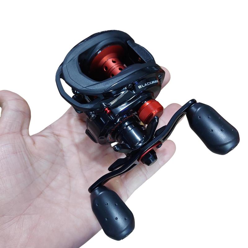 Máy Câu Lure Ngang Abu garcia blackmax4, Khung Hợp Kim, Bạc Đạn Thép Chống Rỉ Đi Câu Bắt Cá Fishing Câu Cá may  ngang