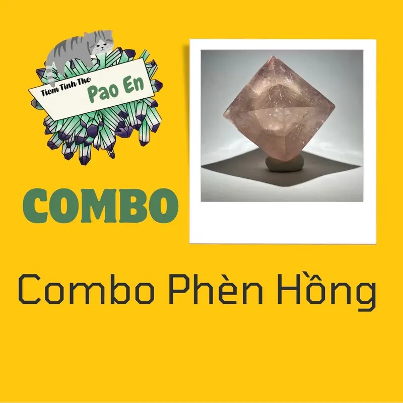 [Mã Phèn Hồng] Combo nguyên liệu làm pha lê trang trí 0