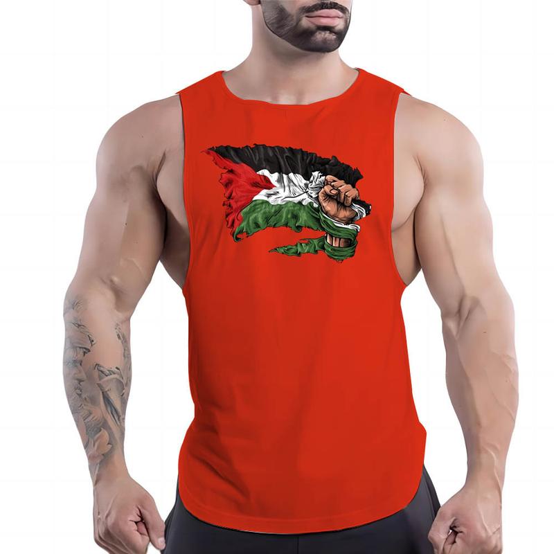 Product Introduction of Breathable Vest Men's Clothing Personality Fashion Casual Summer F Outdoor Basketball Print Sports Sleeveless Shirt Quick Dry 2