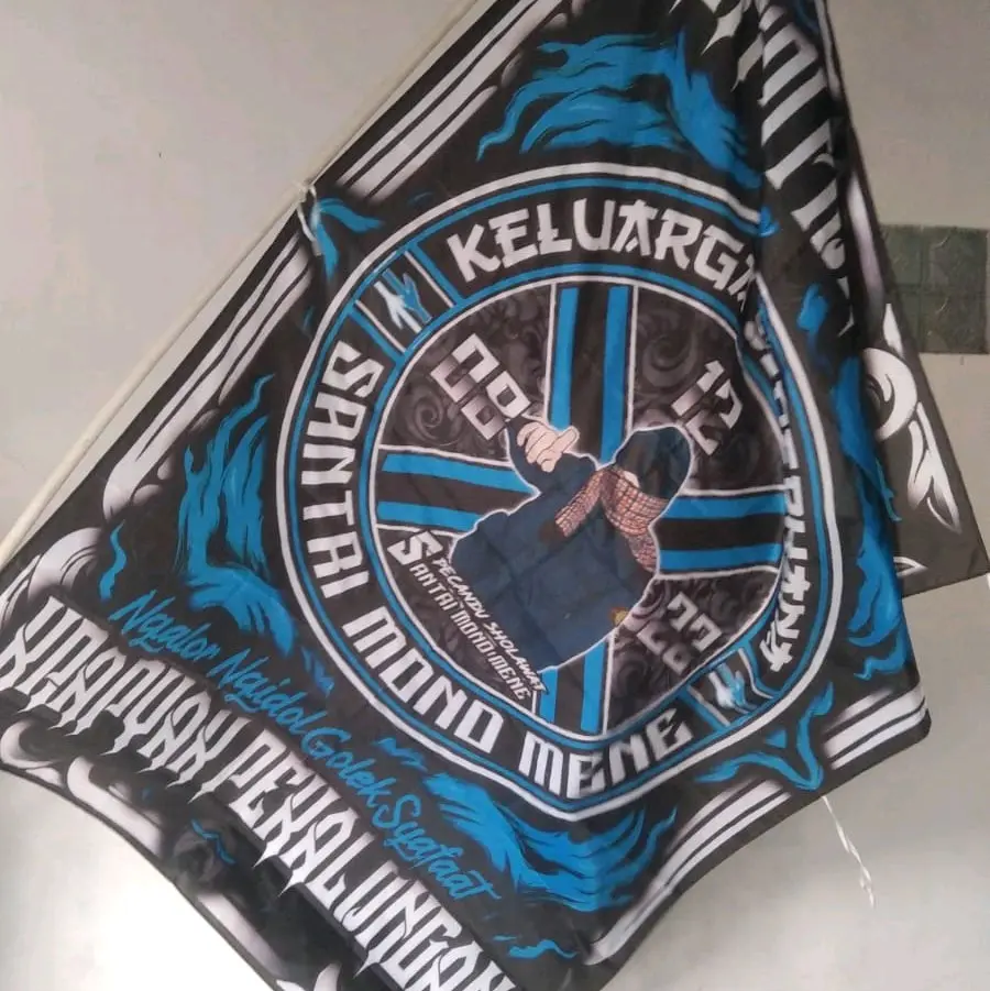 Giant Flag Custom-Bendera Tali (Pre Order) COD Spanduk Luar ruangan