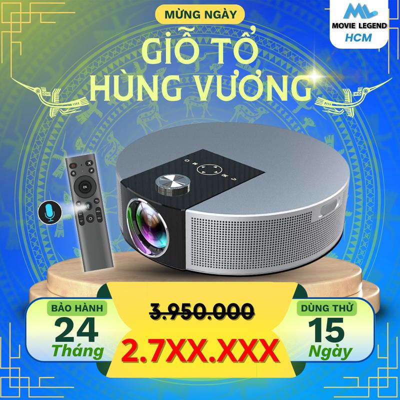   Mall   Dùng thử 15 ngày  Máy Chiếu Mini Q10 Chuẩn Full HD Hệ Điều Hành Android Projector Led 