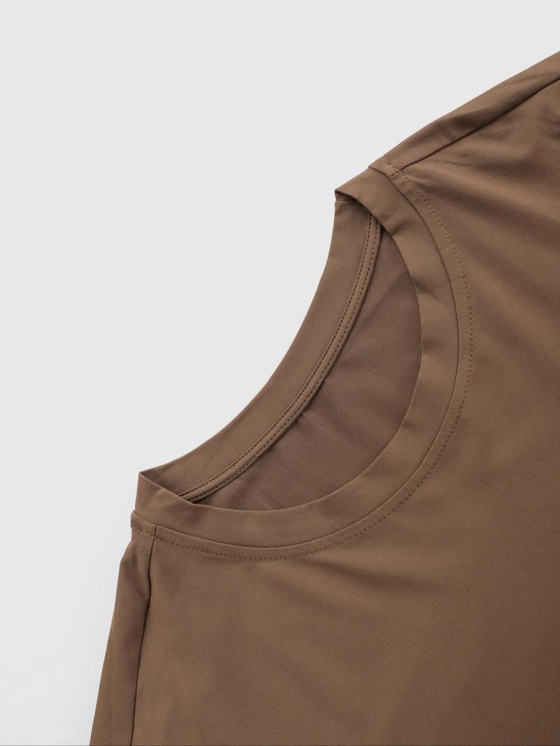 Product Introduction of 【Plus Size】 Solid Long Sleeve Tee, Casual Comfy T-shirt for Fall & Winter, Men's Clothes for Daily Wear 9