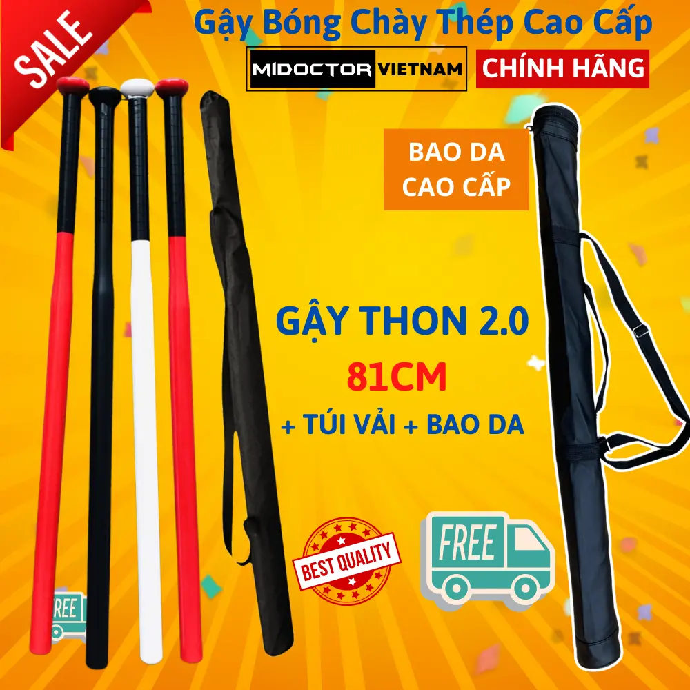 Gậy Bóng Chày Cải Tiến 2.0 Dài 81Cm – Kèm Túi Đựng Gậy Bống Chày