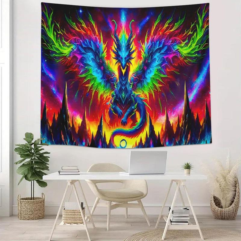 Dragon & Star Pattern Hanging Painting without Frame, Wall Art Decor for Home Living Room Bedroom, Home Decor, Room Decor, Home Accessories, Ornaments 8