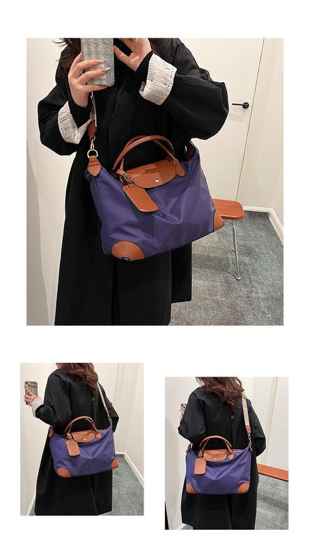 Product Introduction of Nylon Cloth Large Capacity Portable Tote Bag 2025 Spring and Summer New Shoulder Gym Bag Lightweight Commuter Crossbody Bag 4
