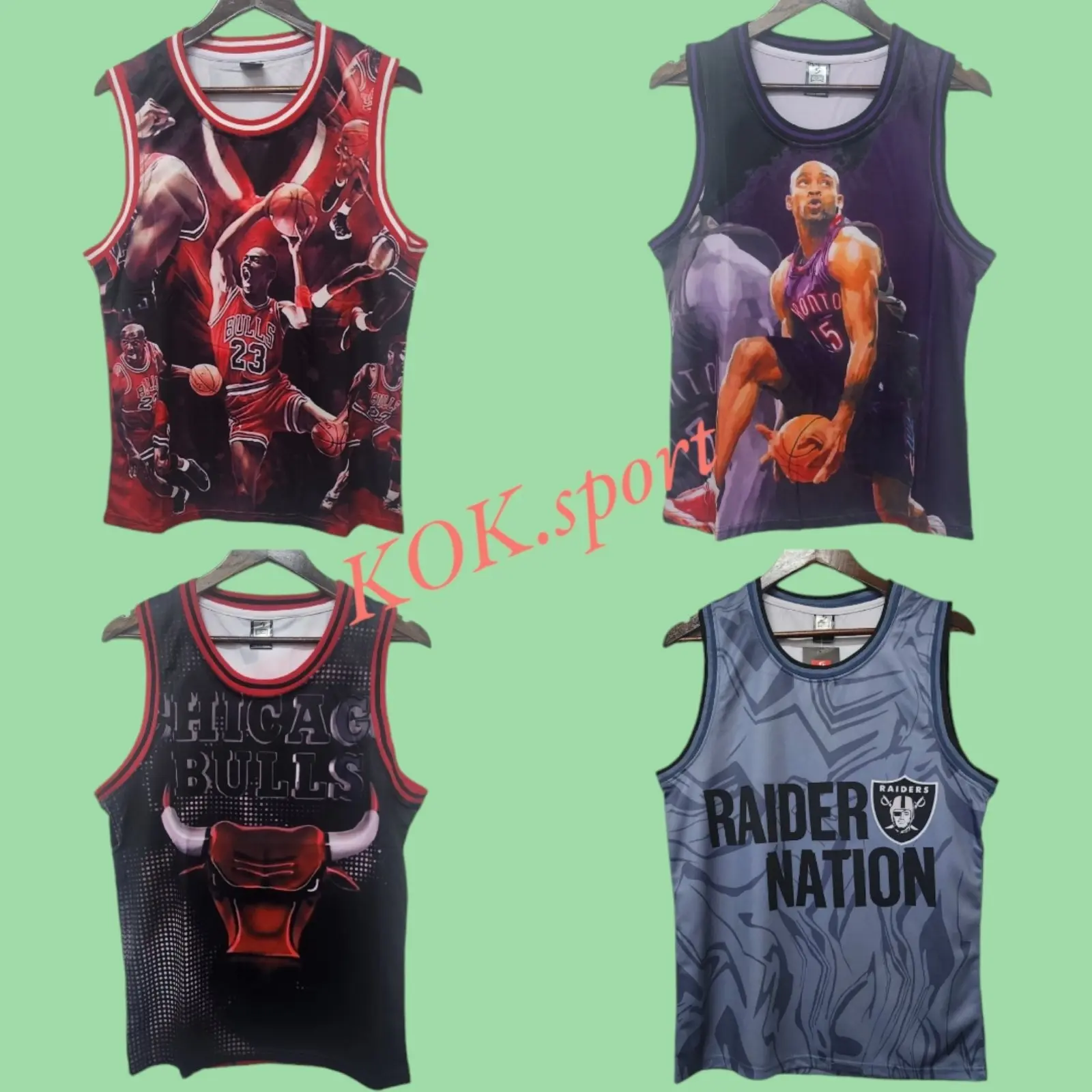 KOK High quality jersey sando full printed design summer sando sportswear #V09