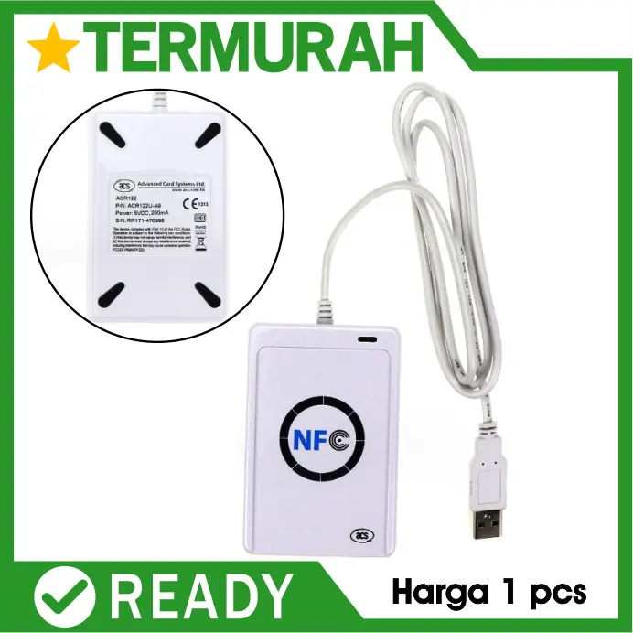 ACR122 ACR122U NFC RFID Reader Writer Smart Card Mifare FeliCa