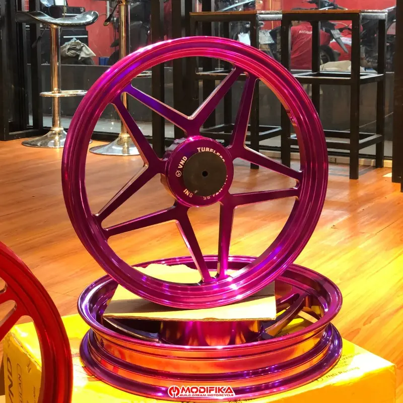 Velg Motor VND VSpeed Bintang Langit Honda Vario 110 125 150 Beat FI Scoopy FI Genio Beat Street Yamaha Aerox old Aerox New Nmax Old Nmax New Turbo Neo Ring 14 Motorcycle Racing 3