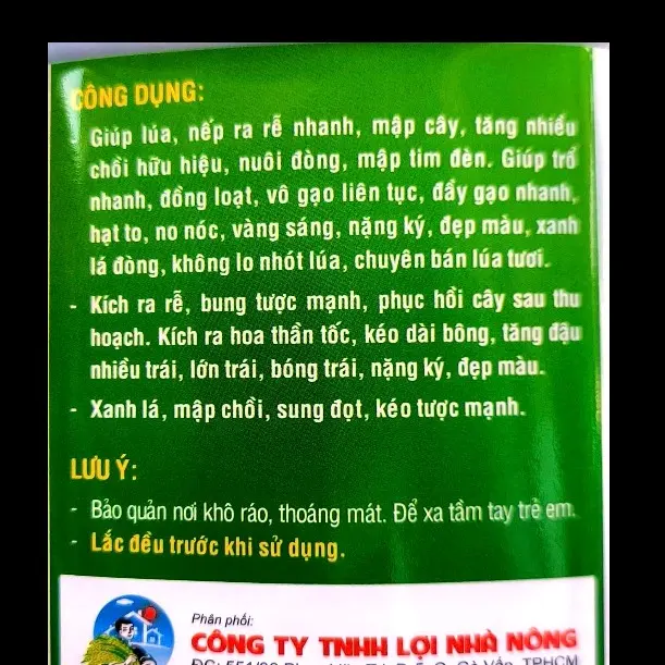 Phân Bón COMBI THÁI Giúp Vô Gạo Nhanh, Kích Trổ Nhanh, Kích Vọt Rễ, Nở Bụi Cực To, Cân Bằng pH, Hạ Phèn Rửa Mặn (500ml) 2