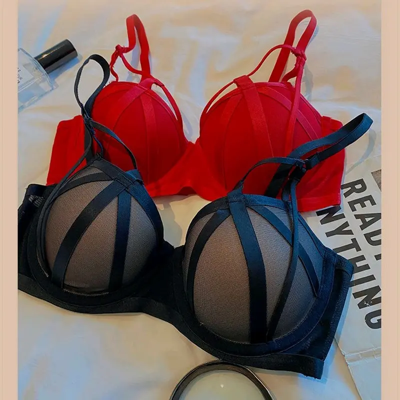 FINETOO Bra Push Up Wanita BH Kawat High End Pakaian Dalam Wanita Tipis Seamless 7