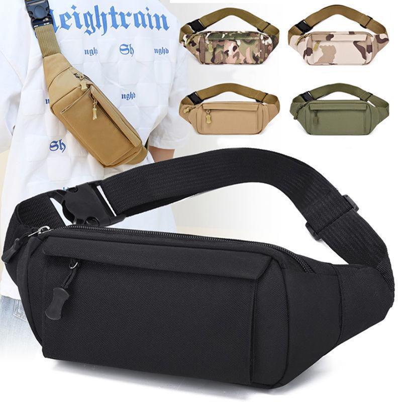 Túi Đeo Hông Đeo Bụng Nam Nữ Thời Trang Vải Jean Chống  Nước Chống Trầy Xước Có Ngăn Đựng Tiện Dụng