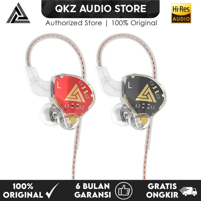 QKZ AKX Earphone Wired In Ear Monitor Earphone IEM HiFi Dynamic 0