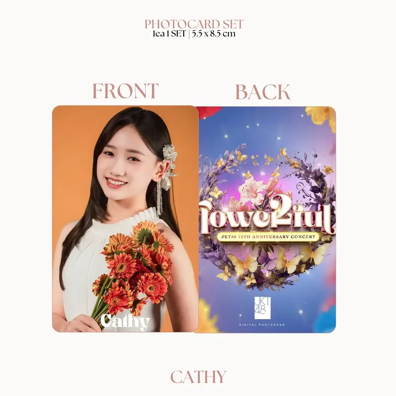 PHOTOCARD JKT48 FLOWE12FUL 2SISI (HARGA 1 PCS + LAMINASI 2 SISI) JPOP CARDS IDOL UNOFFICIAL ADEL ALYA AMANDA ANINDYA ASHEL CALLIE CATHY CHELSEA CHIKA CHIRSTY CYNTHIA DAISY DANELLA ELI ELIN ELLA FENI FIONY FLORA FREYA GENDIS GITA READY STOCK ! 7