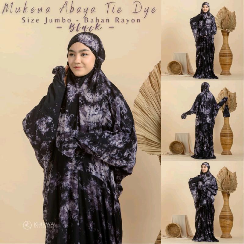 Mukena Terusan Khas Bali |Bahan Rayon Tiedye 3