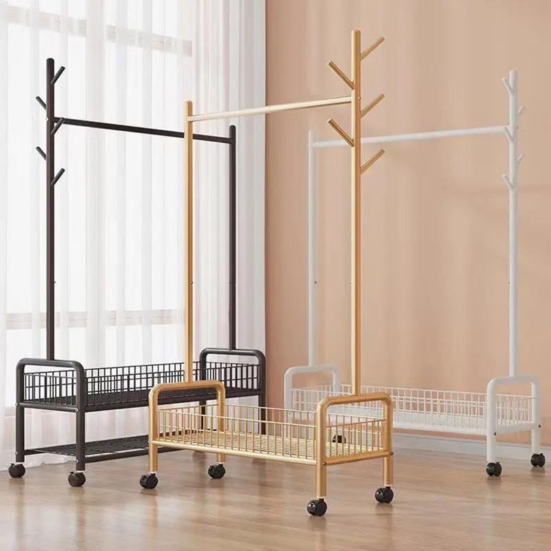 Yka Kệ Treo Quần Áo 3 Trong 1 Treo Quần Áo Đựng Đồ Móc Túi, Mũ. Chất LIệu Khung Kim Loại To Chắc Chắn Kèm Bánh Xe Di Chuyển coat racks kephoi quanao kệ treo ketreo quanao sào treo treo quần ketreodo kệ ráp treo đồ