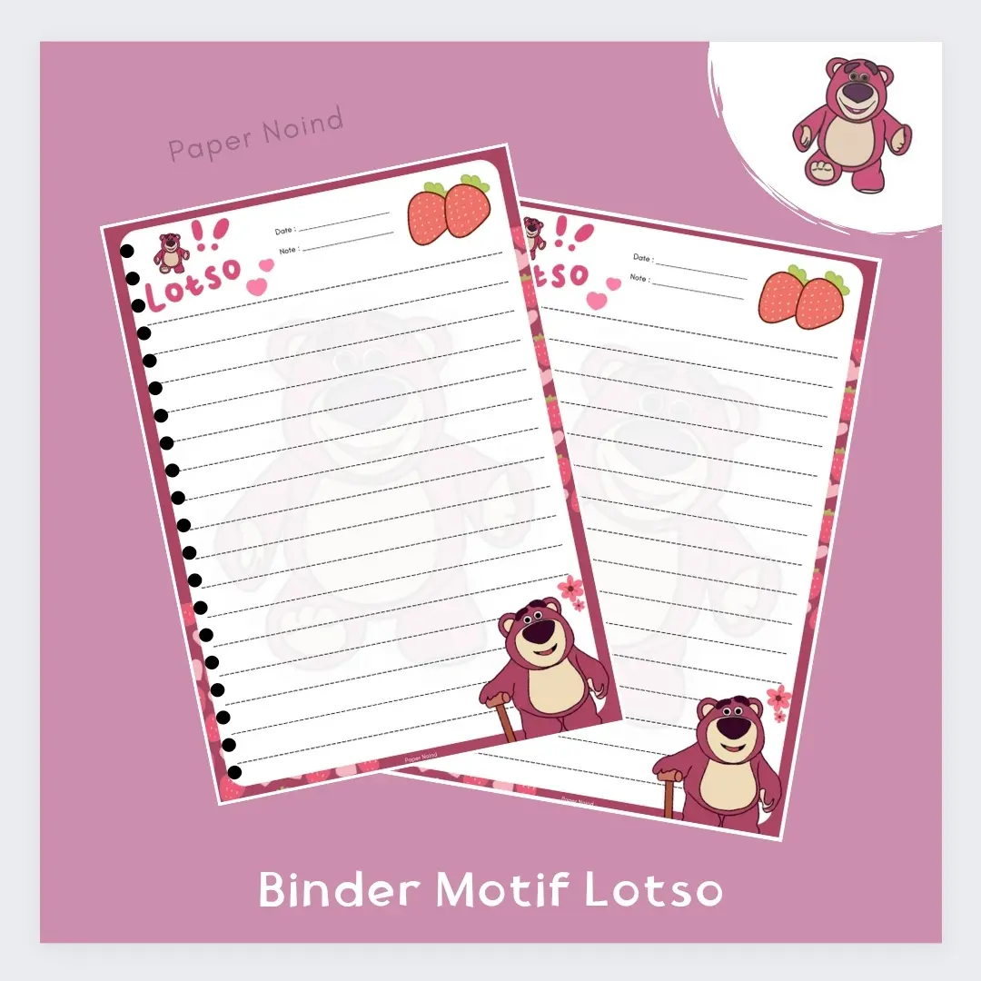 Isi 10 Lembar dan 20 Lembar Loose Leaf Kertas Binder A5 Stationery ...