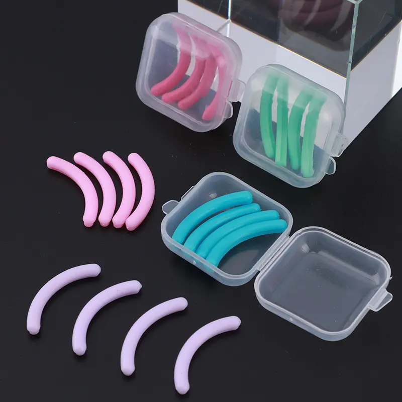 4PCS 1Box Portable Eyelashes Curler Replace Rubber Elastic Soft  for All Kind of Eyelash Curler