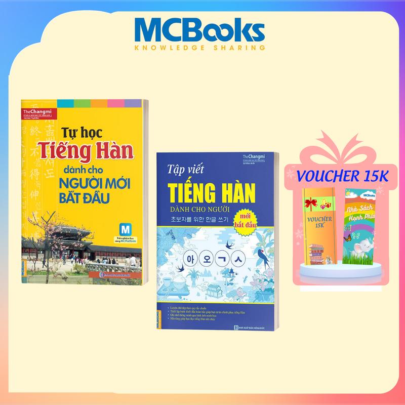 Sách -Tự Học Tiếng Hàn Cho Người Mới Bắt Đầu Và Tập Viết Tiếng Hàn
