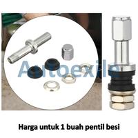 Gambar Pentil Tubles Besi TR43E Lurus Panjang untuk ban tubeless motor mobil Tire Tyre Valve Rubber Stem Tubless Car Motorcycle - TR43E dari Autoexile Kota Medan 2 Tokopedia