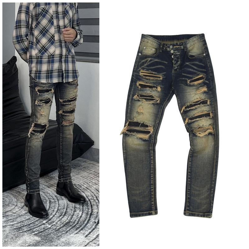 Quần jean nam AM6602,màu vintage,phom slimfit 0