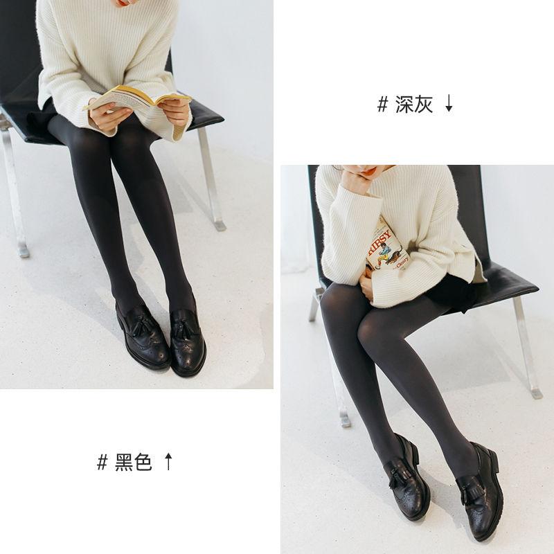 Quần Tất Nhung Đen Lì Quần Tất, Dành Cho Nữ, Mùa Xuân Và Mùa Thu, Chống Vón Cục, Lụa Màu Xám 80D, Quần Tất Incarnadine, Thích Hợp Cho Mùa Thu, Năm 2025 1