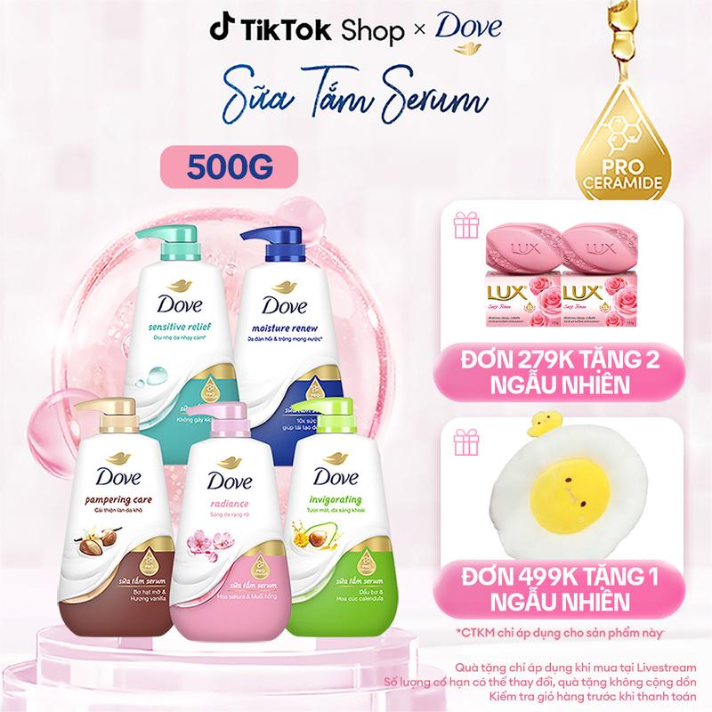 Sữa Tắm Serum Dove Pro-Ceramide Giúp Da Đàn Hồi Và Căng Bóng 500g [1]