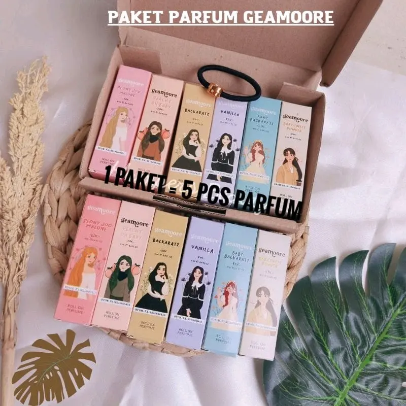 PAKET PARFUM ROLL ON GEAMOORE INSPIRED PARFUME ISI 6 PCS
