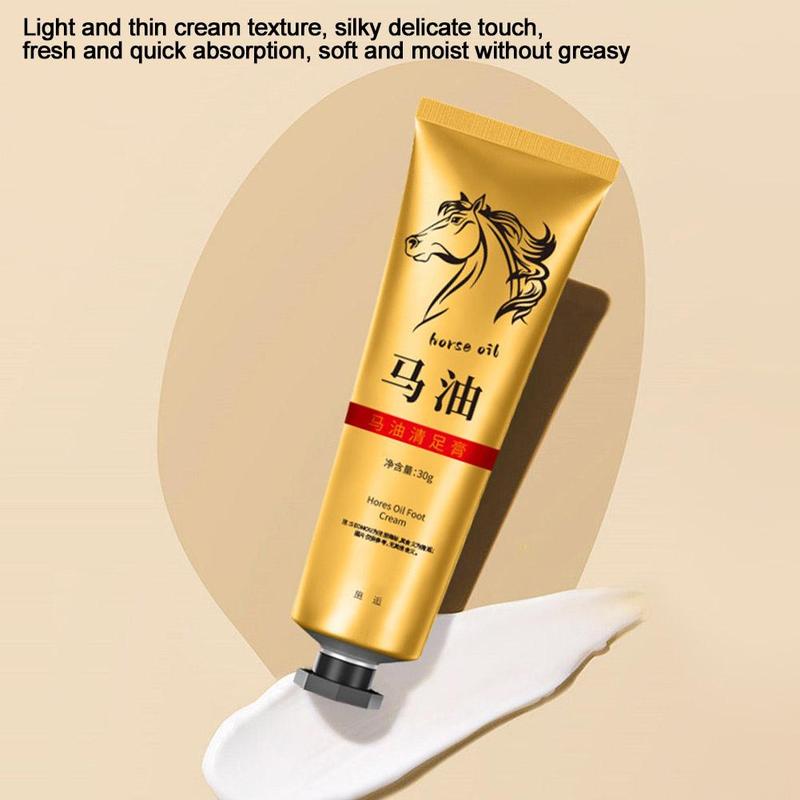 Product Introduction of Horse Oil Anti-Drying Crack Foot Cream Heel Cracked Removal Dead Cream Hand Feet Skin Repair X3L9 27