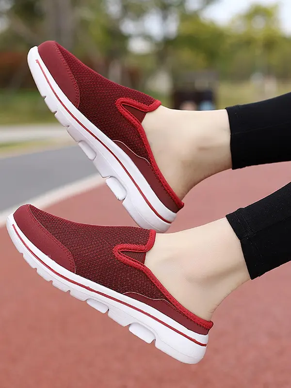 Women's Mesh Breathable Lightweight Sneakers, Casual Comfortable Sports Running Shoes, All-match Round Toe Shoes for Daily Wear 2