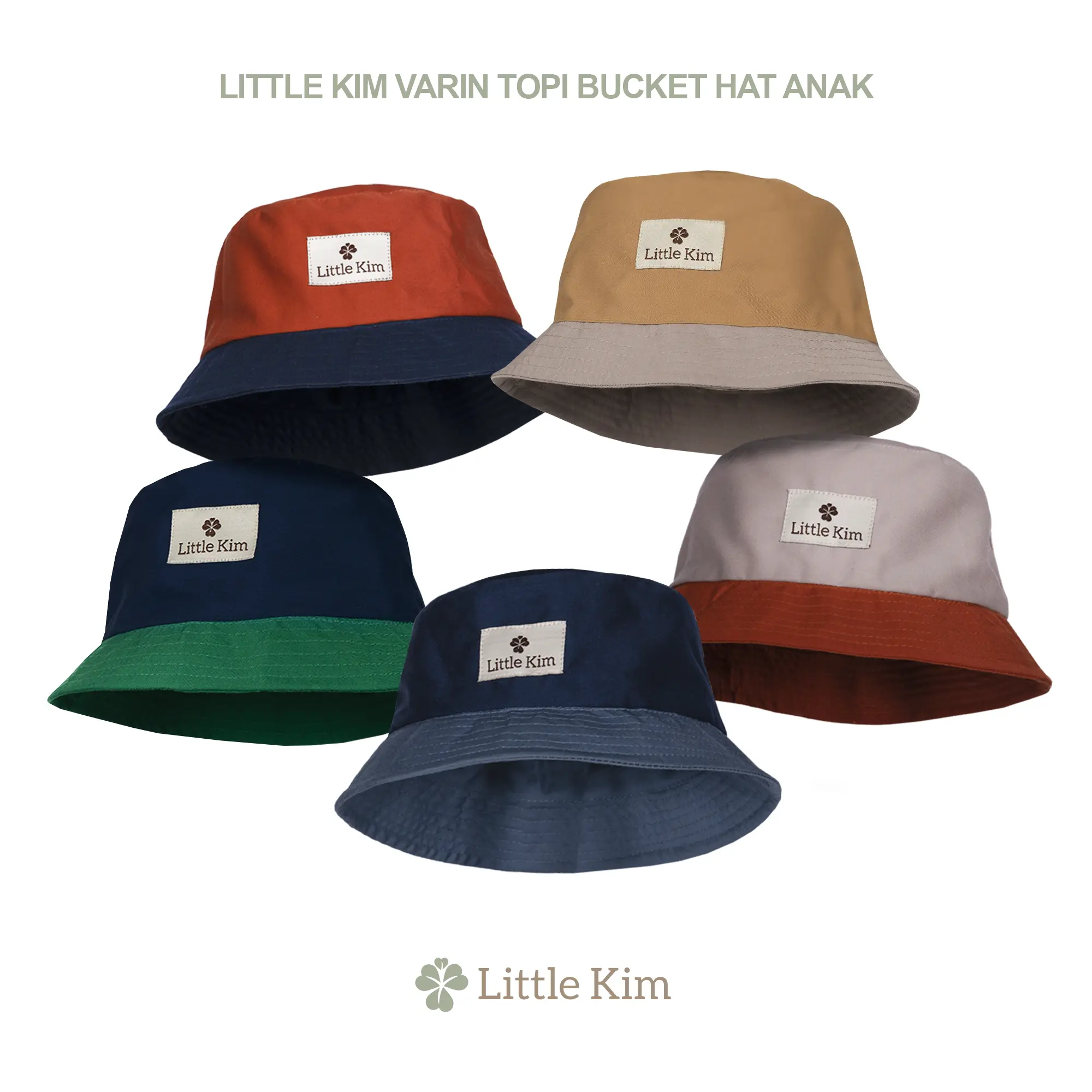 Little Kim Varin Topi Bucket Hat Anak Unisex