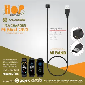 MIJOBS Magnetic Charger Kabel USB for Xiaomi Mi Band 7 / 6 / 5 Miband 7 6 5