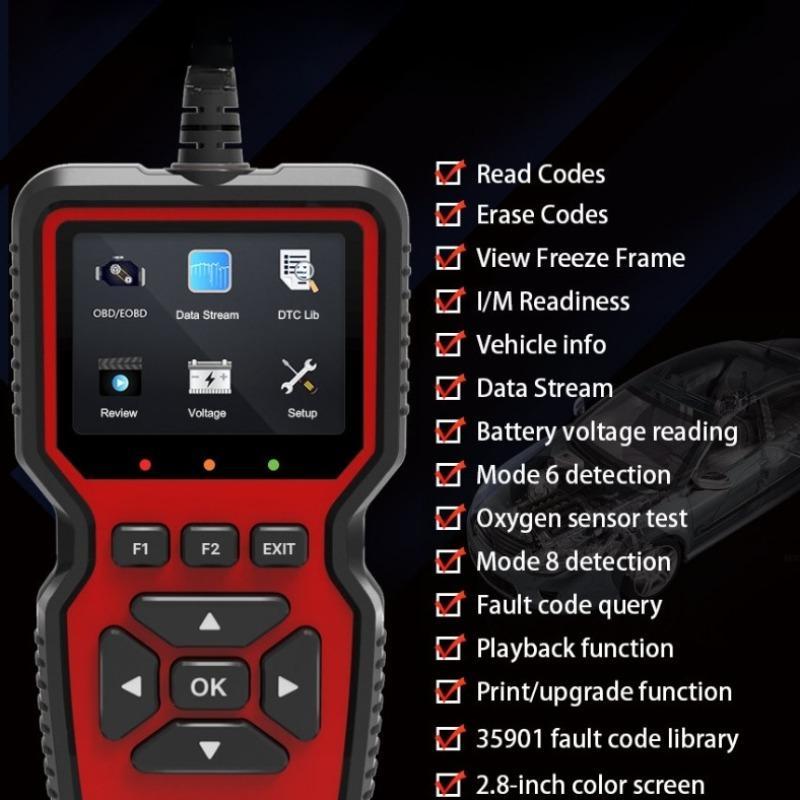 Product Introduction of OBD2 Automotive Fault Diagnosis Instrument, OBD2 Scanner Diagnostic Tool, Car Code Reader, Professional Car Diagnostic Tool for OBD-II Engine System 3